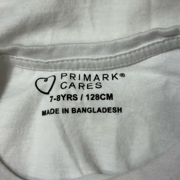 Primark Youth Boy Size 7-8 Years White Shirt with Colorful Dinosaur Graphic - Picture 11 of 12